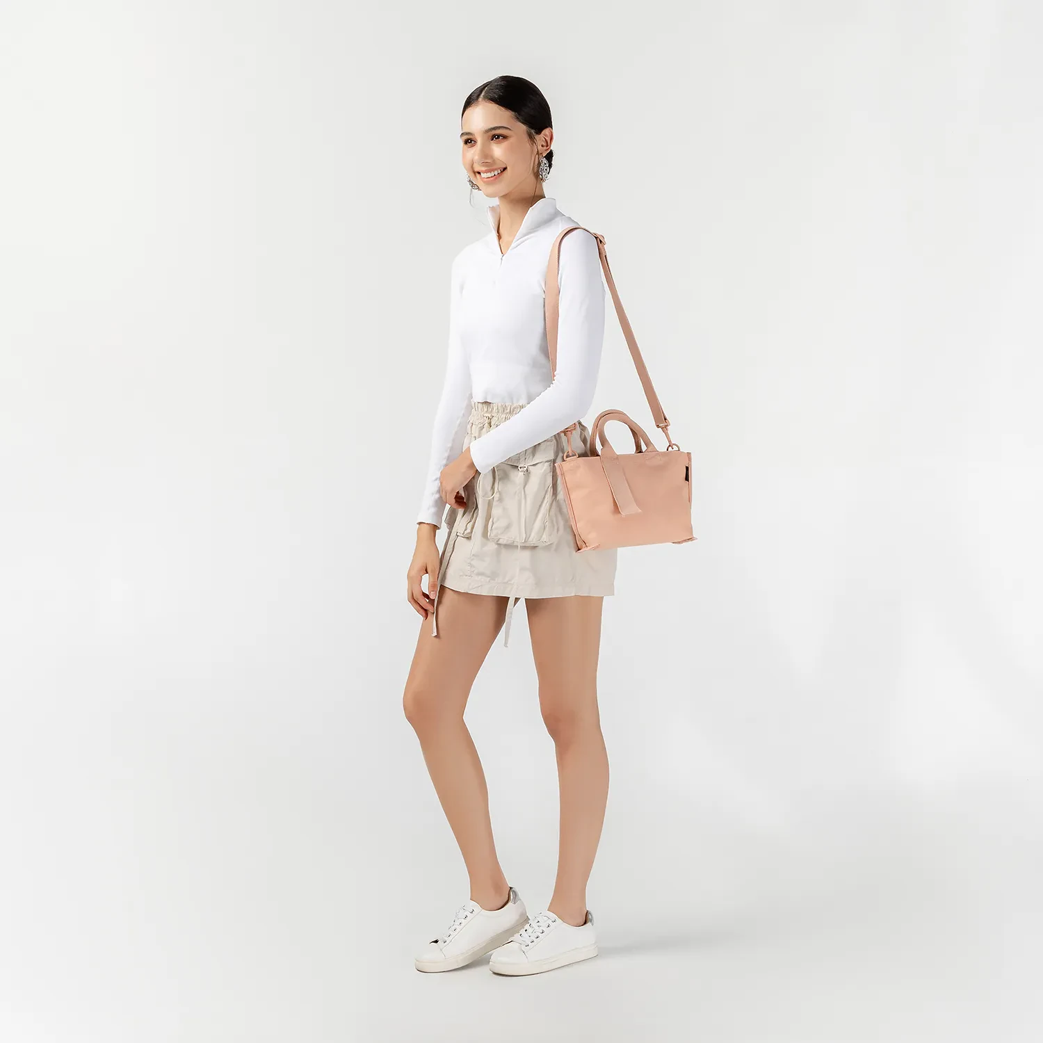 ESLONA MINI CROSSBODY BAG - PINK CLAY